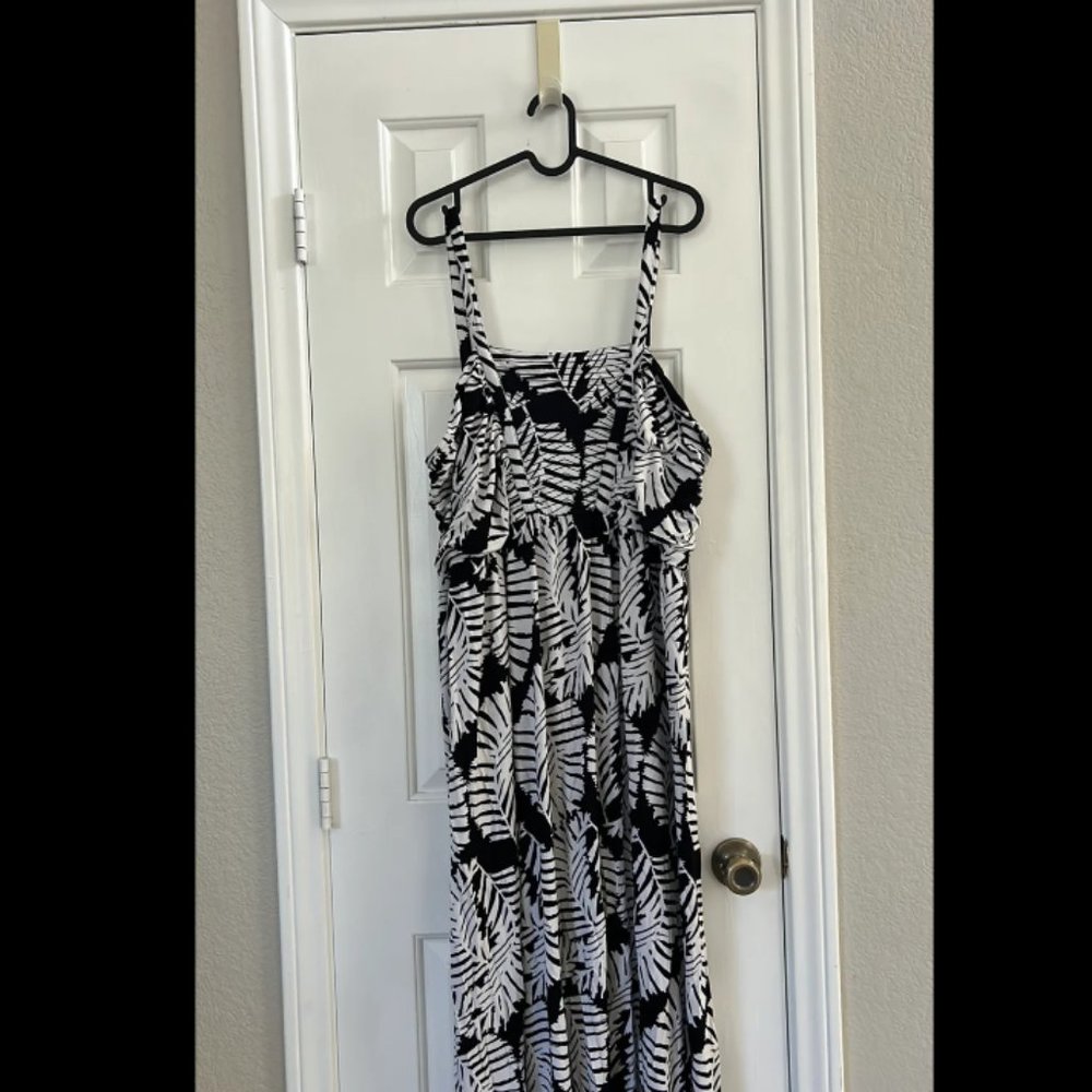 Black & White Maxi Dress
